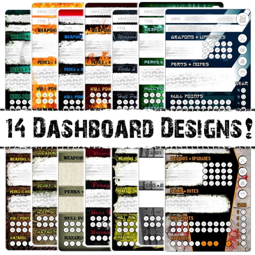 Fully Loaded! All 14 dashboard designs